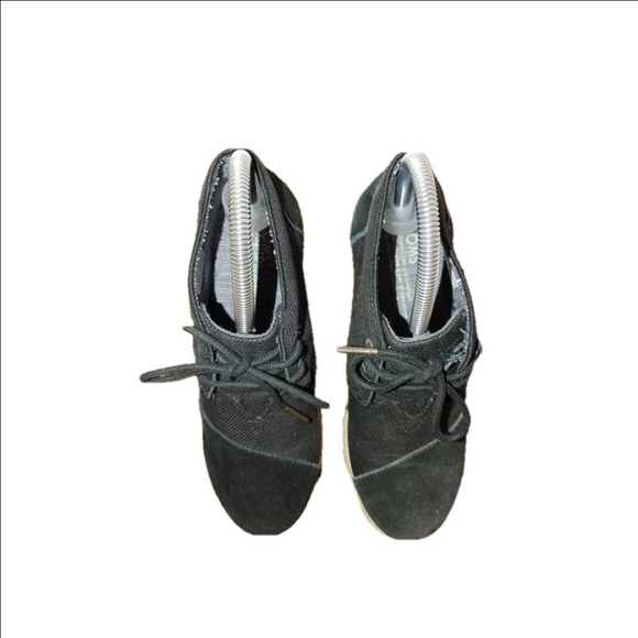 TOMS Desert Wedge Espadrilles Size 7 - Picture 1 of 3